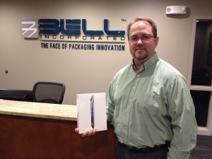 iPad Drawing winner Ben Mathies, I.T. Manager at Bell incorporated