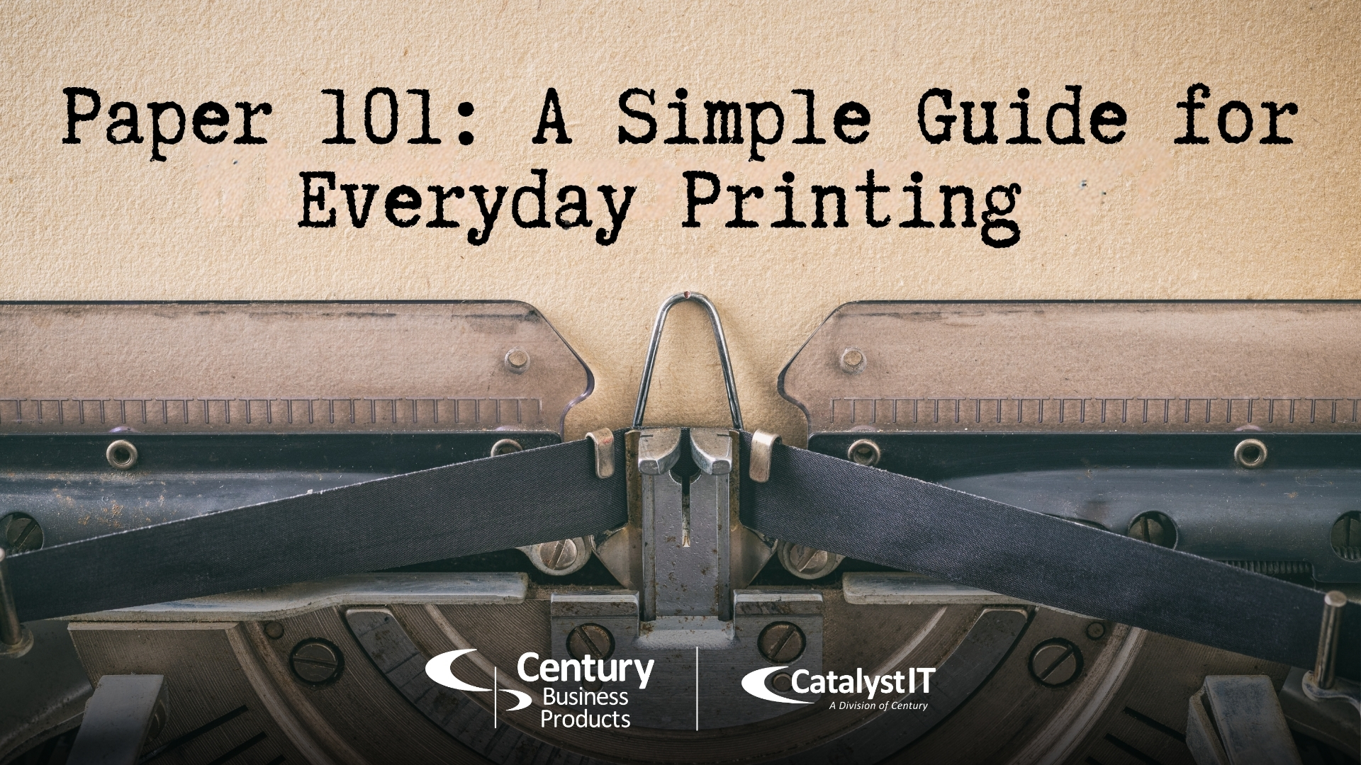 Paper 101 A Simple Guide for Everyday Printing