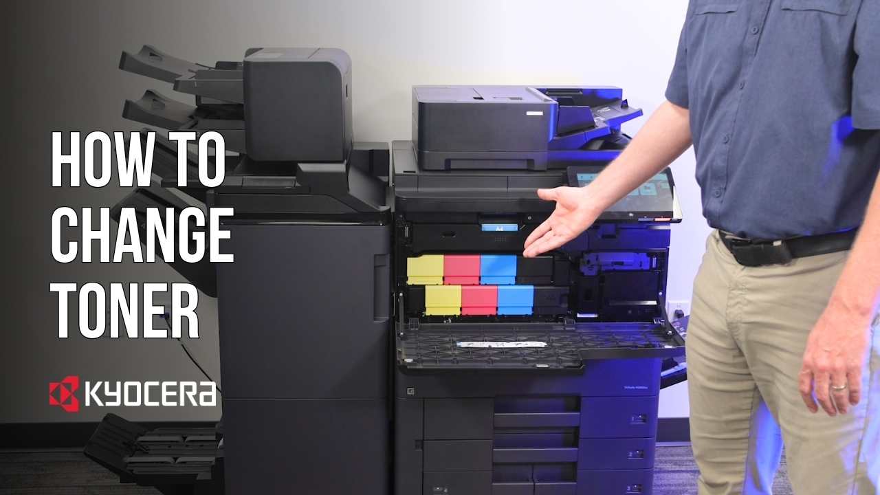 How to change toner kyocera mz nova series