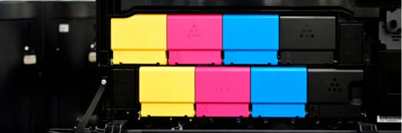 Photo of the dual toner system